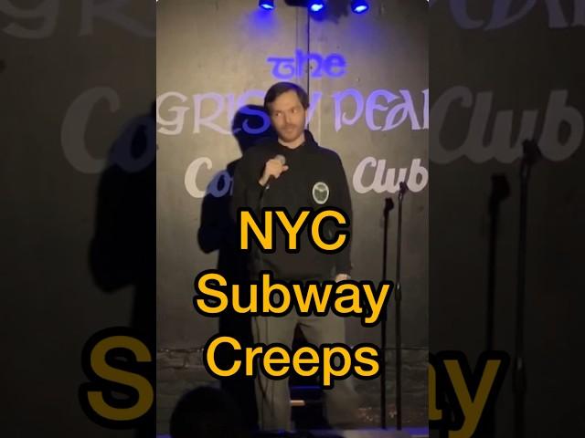 NYC subway creeps . #standupcomedy #standup #nyc #nycsubway #lol #creepy #funny #newyorkcity