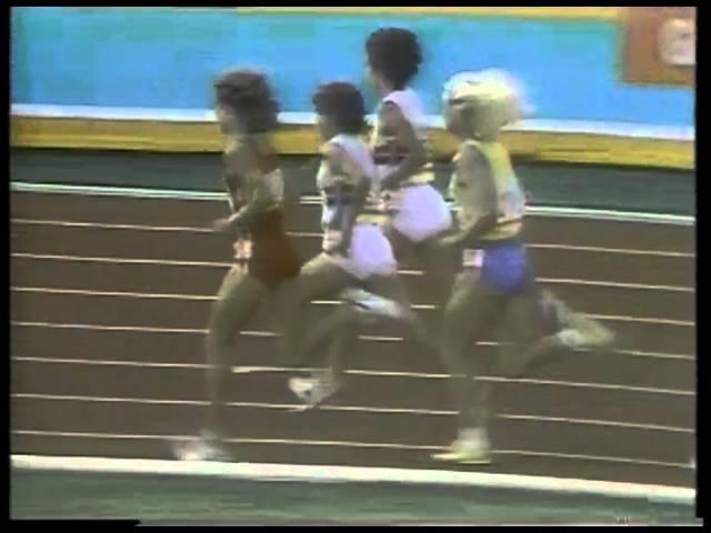 Olympics - 1984 Los Angeles - Track - Womens 3000m Finals - USA Mary Decker & GBR Zola Budd