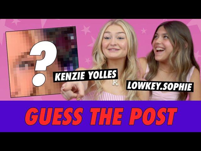 Kenzie Yolles vs. Lowkey.Sophie - Guess The Post