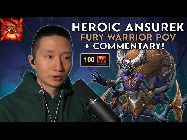 Heroic Queen Ansurek - Fury Warrior PoV + Commentary