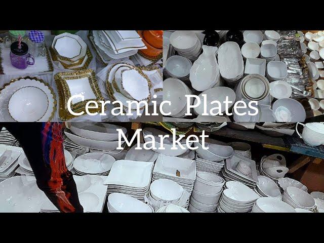 CERAMIC Dinner Plates For Hotels And Regular Use || Best crookery wholesale market in Nigeria 