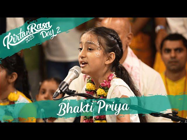 Bhakti Priya's Kirtan | Day 2 | Kirtan Rasa 2023 | 4K | Dubai Kirtan Mela