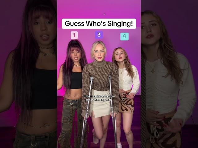 Can YOU guess who’s singing?!  #guesswhossinging #guesswho #singing #guessthesong