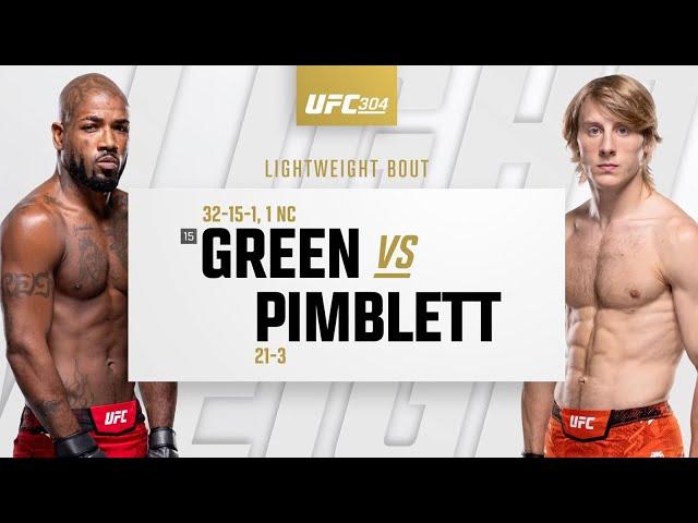 UFC 304: Paddy Pimblett vs Bobby Green Highlights