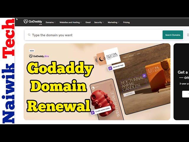 How to Renew a Domain in GoDaddy [ 2025 ]