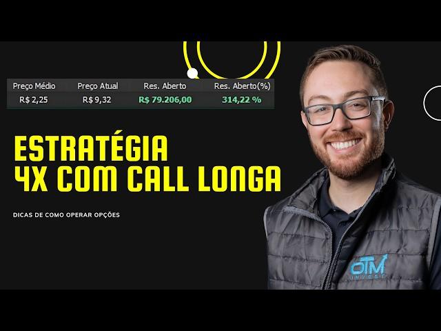 MELHOR FORMA DE GANHAR DINHEIRO COM OPÇÕES: COMPRA DE CALLS LONGAS