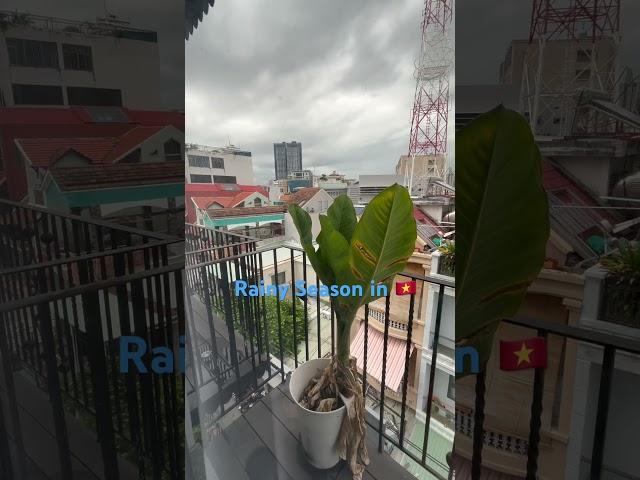 Rainy season is here in Vietnam  #hochiminhcity #vietnam #travel