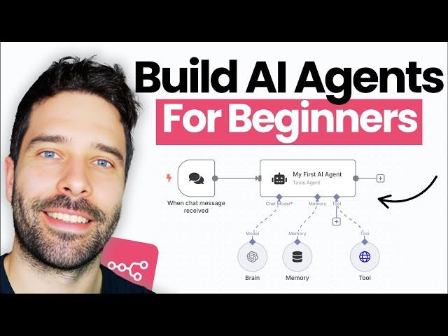 n8n Tutorial: How I Teach Beginners to Build AI Agents (No Code)