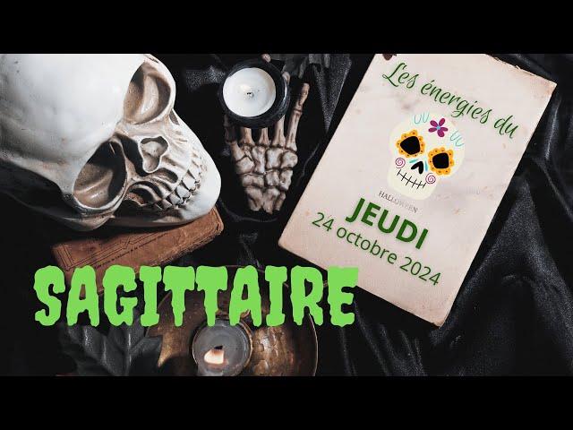 ️ SAGITTAIRE  Jeudi 24 Octobre 2024  Horoscope Voyance Guidance Loi de l’attraction