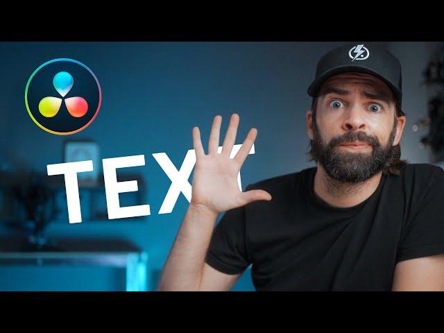 EASY TEXT REVEAL Effect in DaVinci Resolve 18 | Tutorial for Beginners