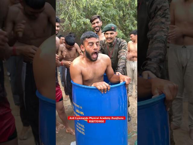 बर्फ ट्रेनिंग ️!#ice #defence #trending #motivation #youtube #ncc