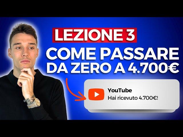  LEZIONE 3: Scopri come farti pagare mensilmente da YouTube