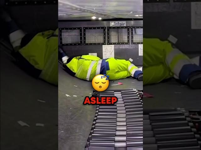 Baggage Handler Gets STUCK In Plane ️
