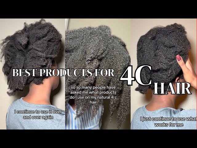 BEST 4C HAIR PRODUCTS I USE | Current 4C Hair Favorites