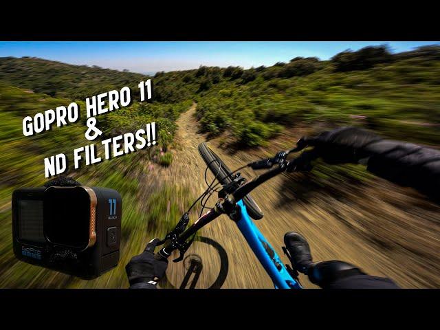 GoPro Hero 11 & ND Filters Test!! | Mountain Biking!