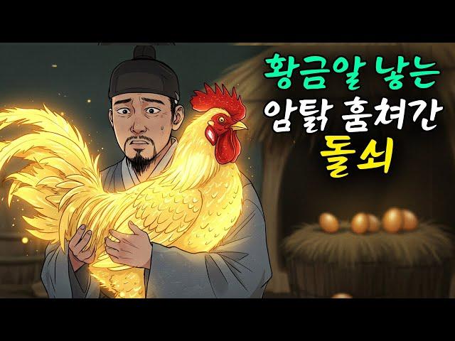 황금알을 낳는 암탉을 훔쳐간 돌쇠