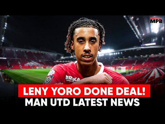 BREAKING: LENY YORO DONE DEAL! Man Utd Latest News