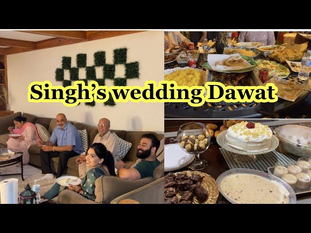 Our Singh’s friend wedding Dawat Vlog #138| food Preparations | decor | ideas| MishJ lifestyle