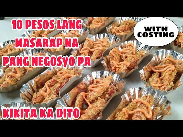 10 Pesos lang? Sulit sa Sarap | Patok na Negosyo Street Food | Mapaparami ka sa Sarap | Malaki Kita