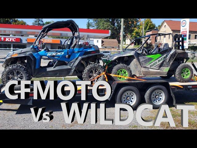 CFMOTO ZForce 1000 Vs Arctic Cat Wildcat Trail 700 - Race, Rocks, and Yamaha Rescue