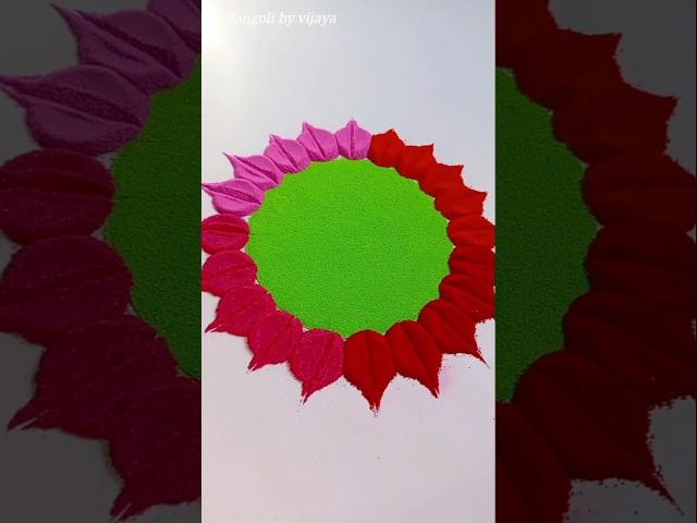 Easy rangoli designs #easyrangoli  #trending
