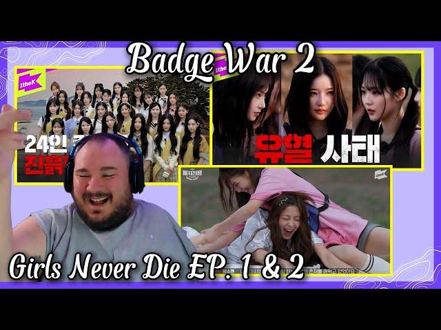 tripleS(트리플에스) Girls Never Die EP. 1 & 2｜Badge War 2｜Reaction!!