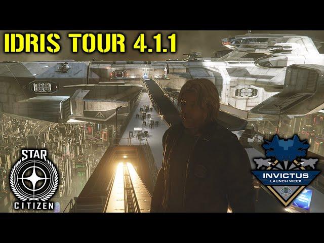 Star Citizen 4.1.1 PTU – FULL Idris Tour! | Massive Capital Ship Exploration ($1000)