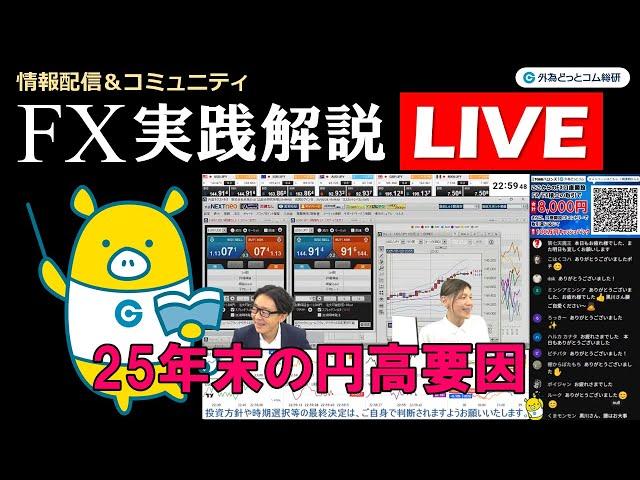 FX実践解説、25年末に円高になる根拠の１つとは？ （2025年5月28日)
