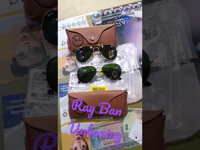 Ray Ban Sun Glasses Unboxing ️️️