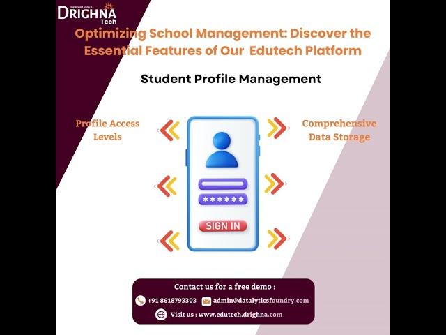 #EduTech #StudentManagement #ERPforEducation #AcademicManagement #DrighnaTech #InnovateEducation