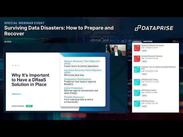 Surviving Data Disasters: How to Prepare and Recover