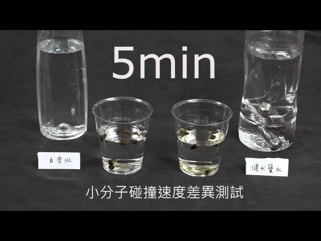 健水寶 實驗 小分子團證明