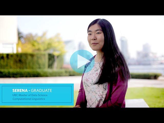 UBC Master of Data Science Computational Linguistics Alumna - Serena