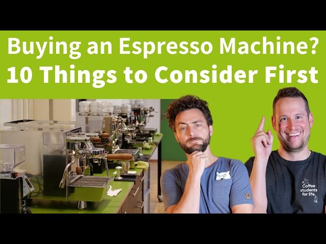 10 Things You Must Know Before Buying an Espresso Machine