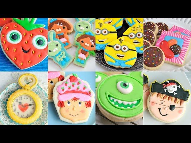 AMAZING DECORATED COOKIES, MINIONS, OCTONAUTS,CANDY CRUSH, MONSTERS UNIVERSITY, HANIELA'S