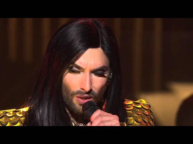 Conchita performs Rise Like a Phoenix - Sydney Opera House