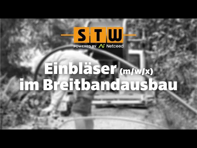 Einbläser im Breitbandausbau – STW Spleißtechnik