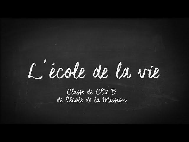 L'école de la vie - Classe CE2 B de l'école de la Mission