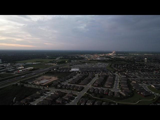 Evening Aerial View in 4K - Buda, Texas