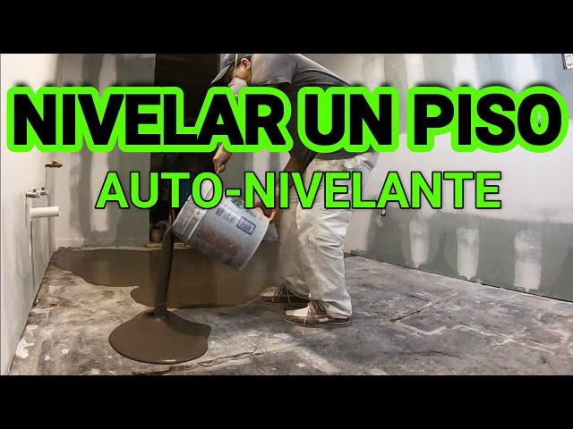 NIVELAR  un PISO de concreto. AUTONIVELANTE FACIL