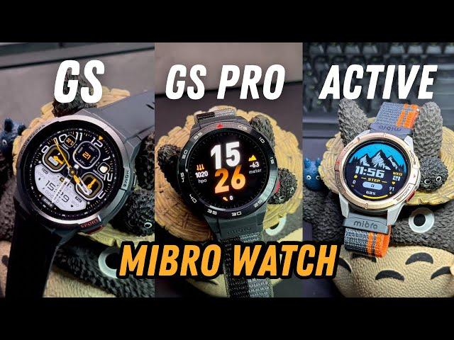 MIBRO Watch GS vs GS PRO vs ACTIVE Review