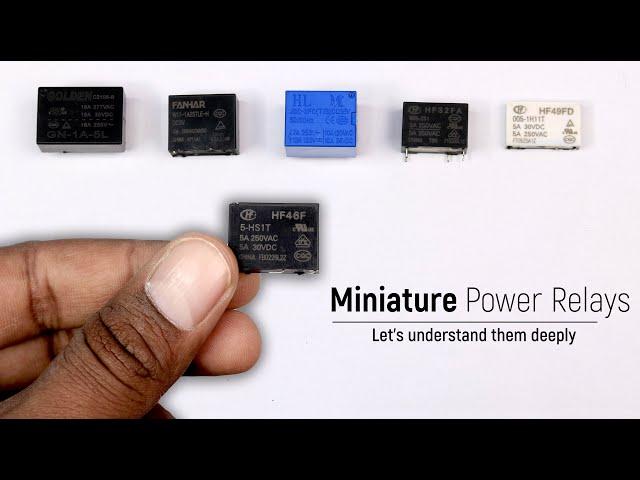 Which Relay will be BEST for your project/product? | Types of Miniature Relay | Relay Basics