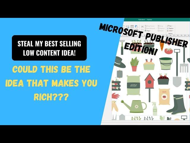 KDP Low Content Book Tutorial- Craft Paper Pad in Microsoft Publisher! Sell More Books On Amazon!