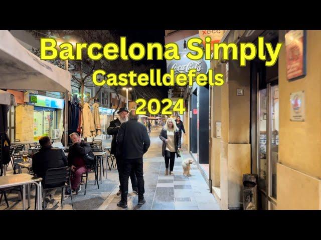 2024 Night Walking tour in Castelldefels Barcelona ️