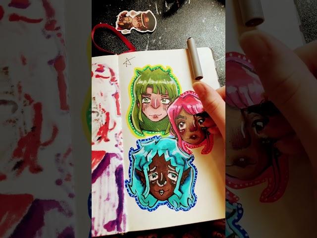 A three year difference #art #drawing #oldartvsnow