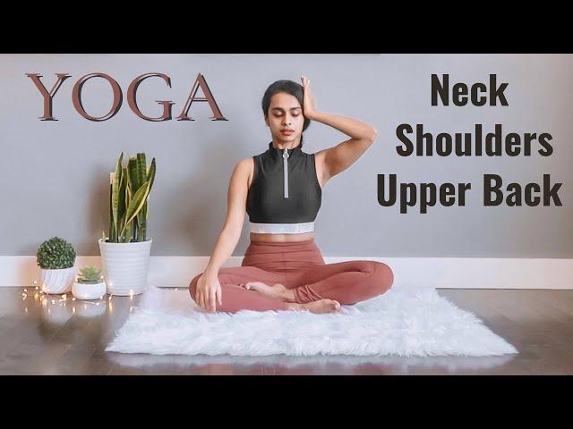 10 min Yoga For Neck, Shoulders, Upper Back | All age groups