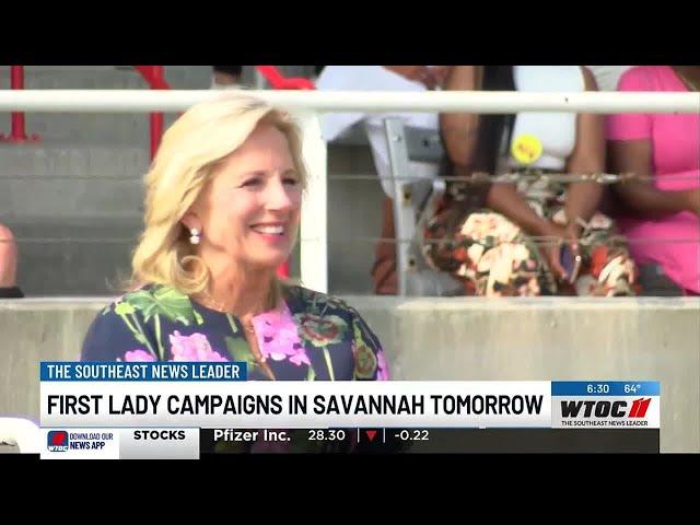 Dr. Jill Biden to campaign for Vice President Kamala Harris, Gov. Tim Walz in Savannah