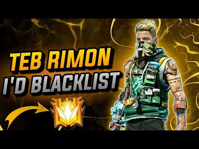 LIVE Rank Push Season 42 Day 11 || ID BLACKLIST  - Old Squad is Back#ff #freefire