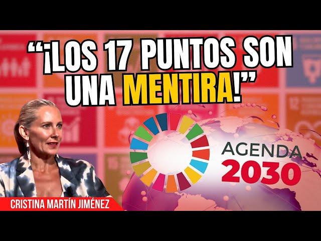 CRISTINA MARTÍN JIMÉNEZ contra la MENTIRA de la AGENDA 2030: “Expulsan al que no piensa igual”