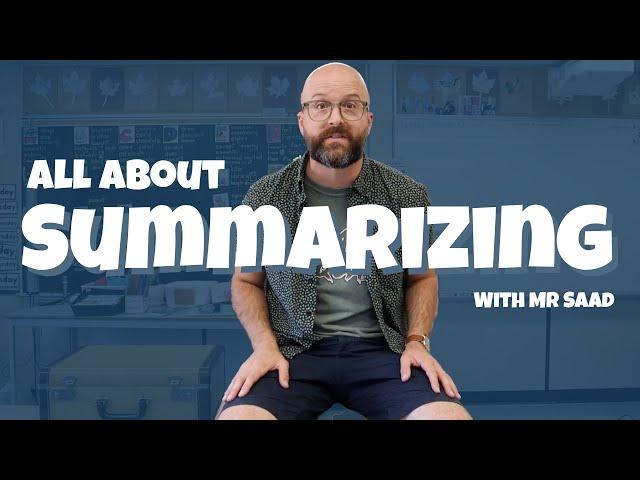 Summarizing a Story | How to Summarize | Summarizing Step by Step For Kids | #education #language